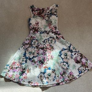David’s Bridal size 4 multicolored lace dress, VGUC - Eras Tour costume?!